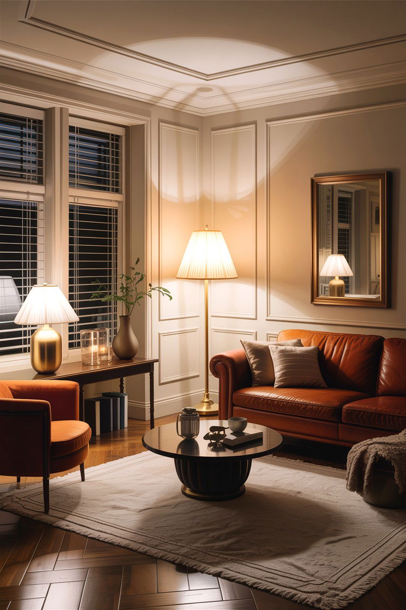 Layered Lighting - 30 living room enhancement ideas