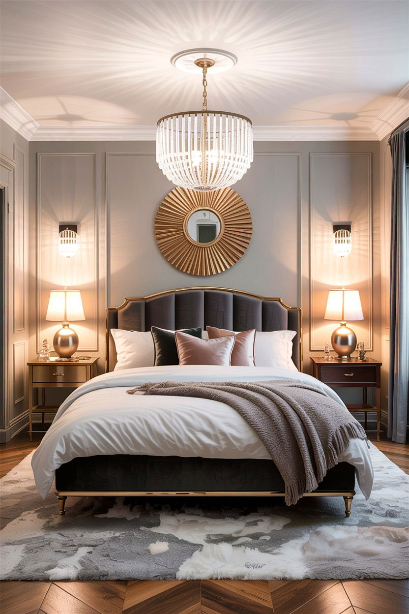 Layered Lighting Bedroom - 30 Hollywood bedroom ideas