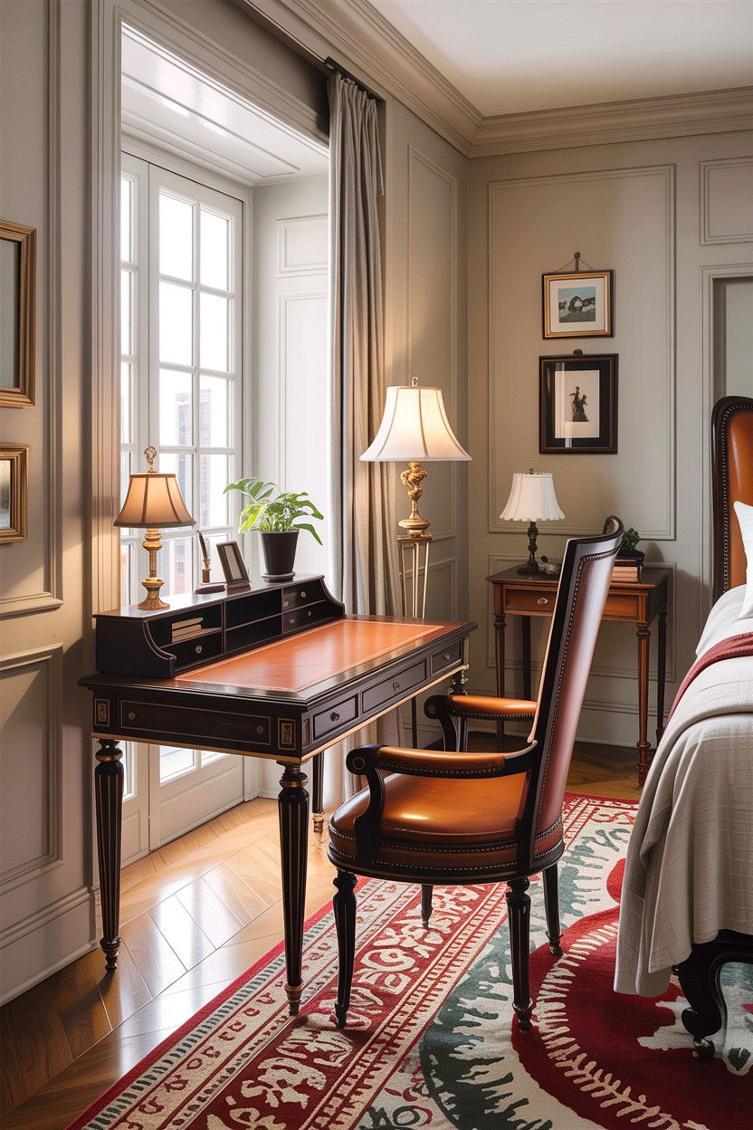 Leather Inlay Furniture - 30 leather bedroom ideas