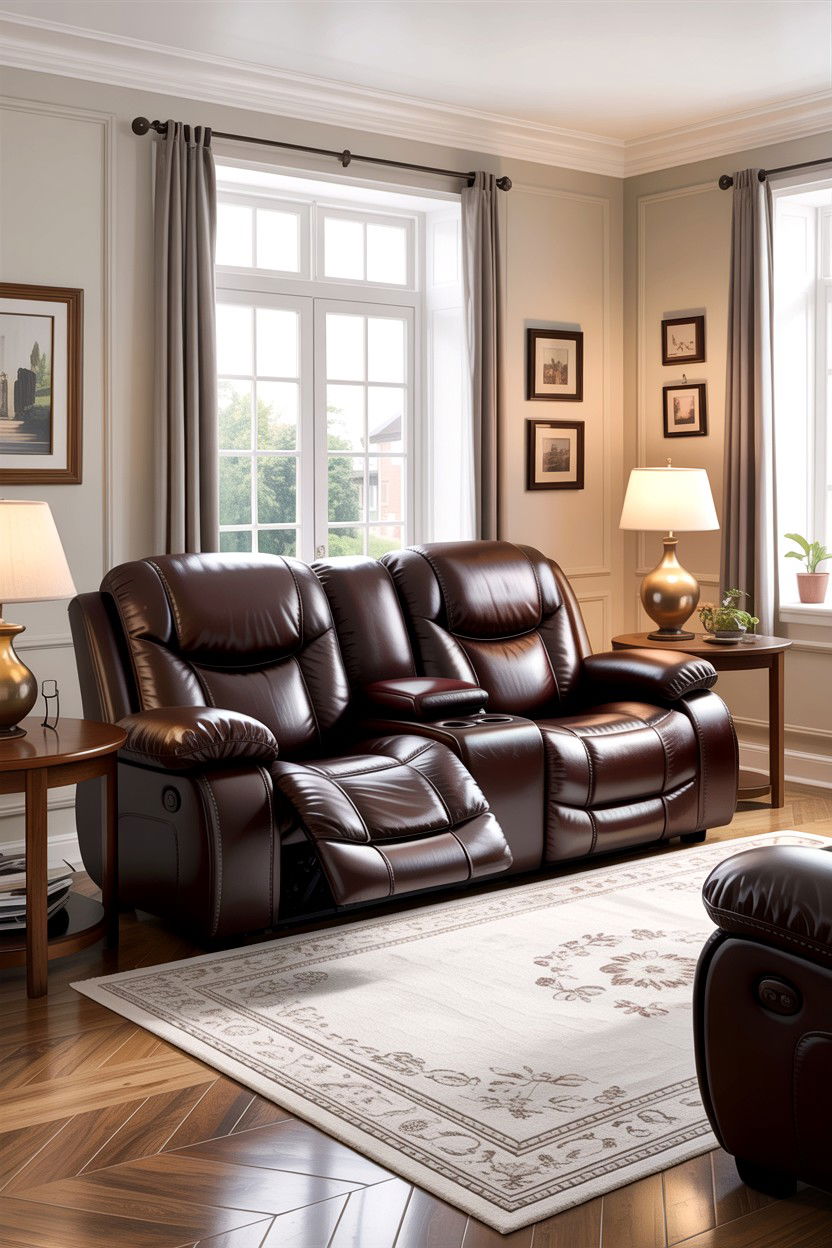 Leather Reclining Sofa Set - 30 affordable living room sets