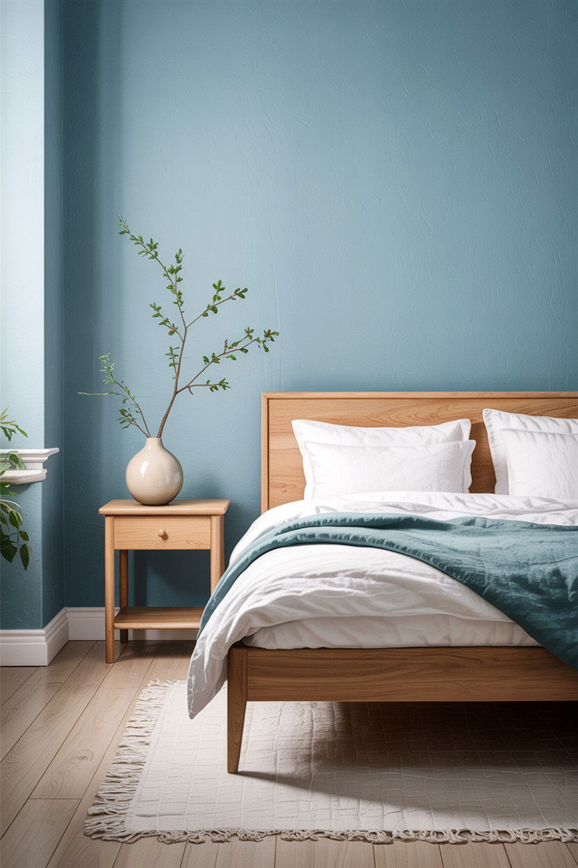 Light Blue Scandinavian Bedroom - 30 scandinavian blue bedroom ideas