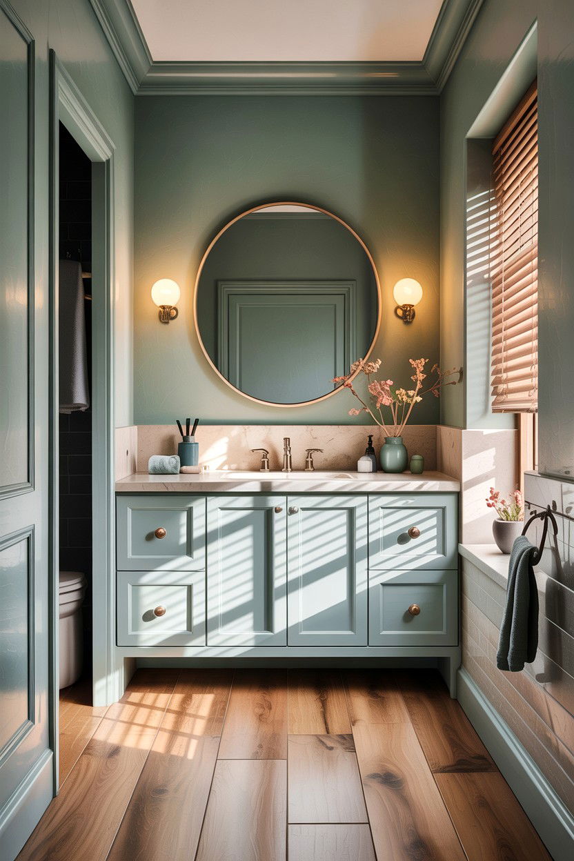 Light Blue Wood Bathroom - 30 light blue bathroom ideas
