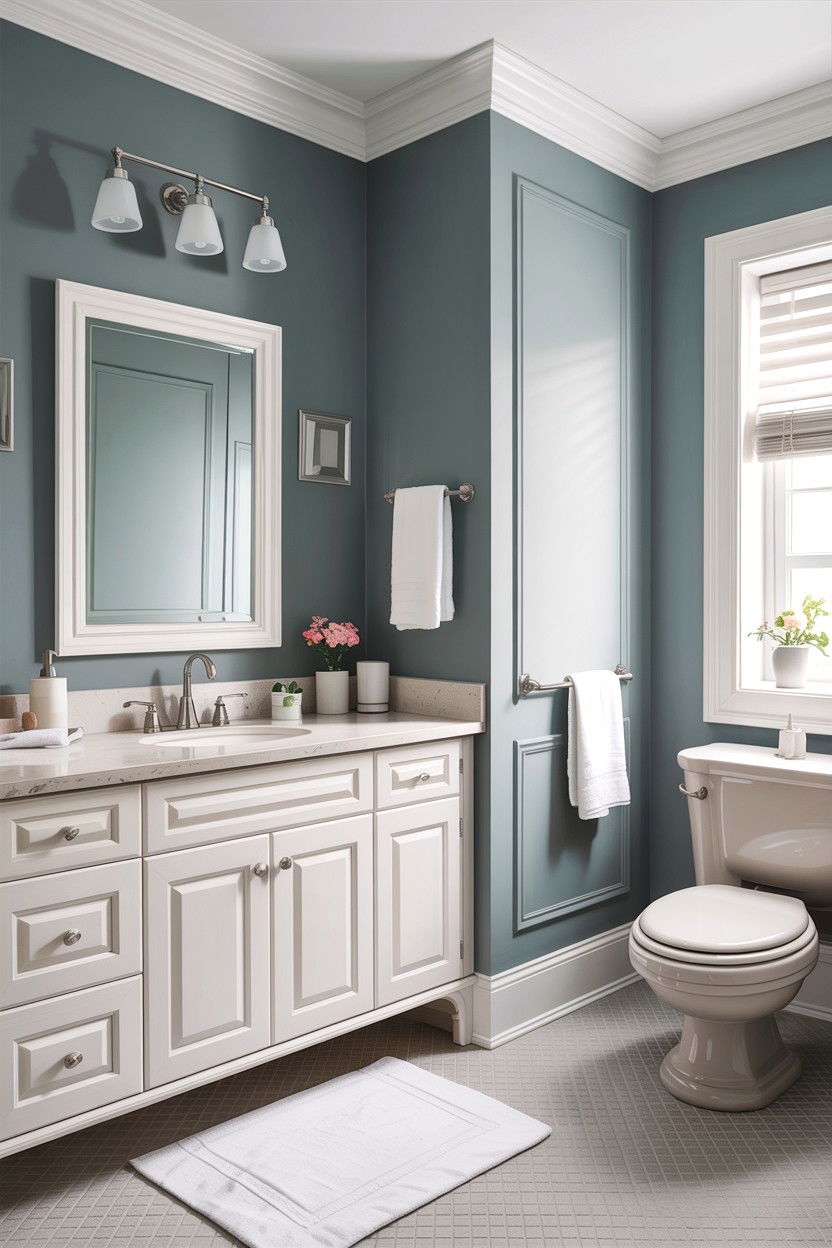 Light Gray Bathroom - 30 classic bathroom ideas
