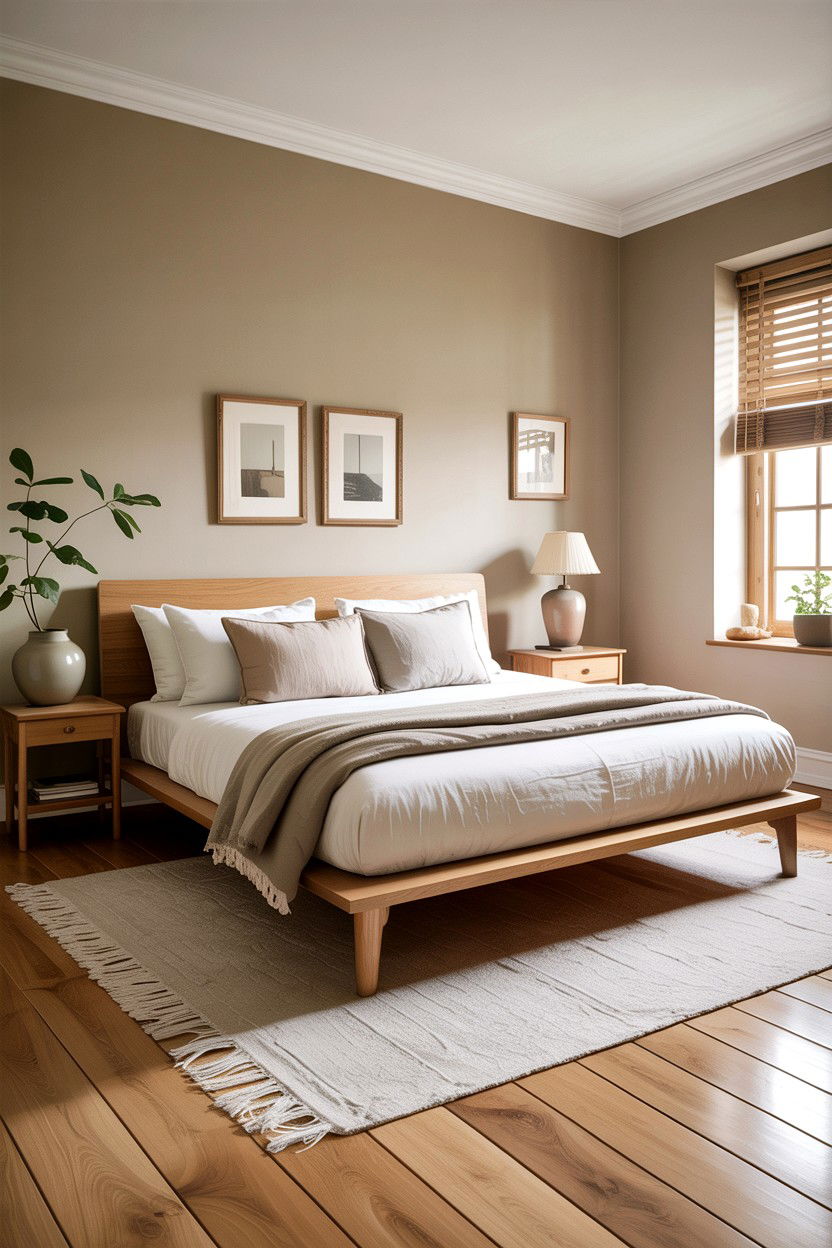 Light Oak Hardwood - 30 bedroom flooring ideas