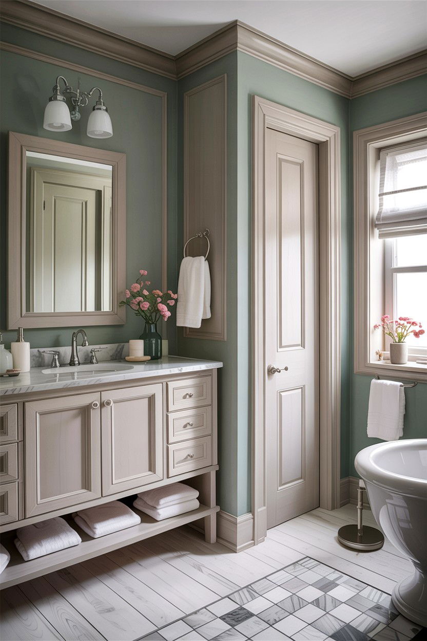 Light gray bathroom - 30 gray and white bathroom ideas