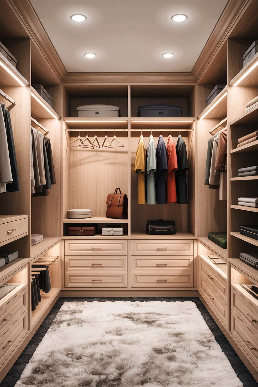 Lighting for closet - 30 bedroom closet systems