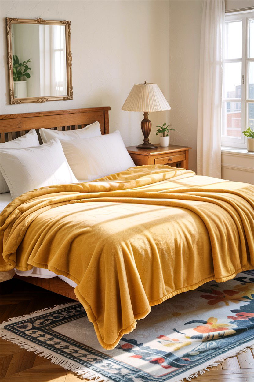 Lightweight Fleece Blanket - 30 bedroom fleece blankets