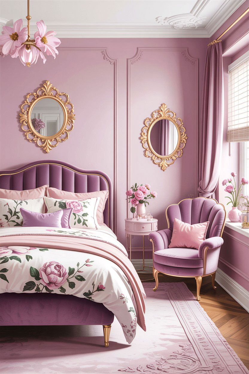 Lilac And Pink Bedroom - 30 lilac bedroom ideas