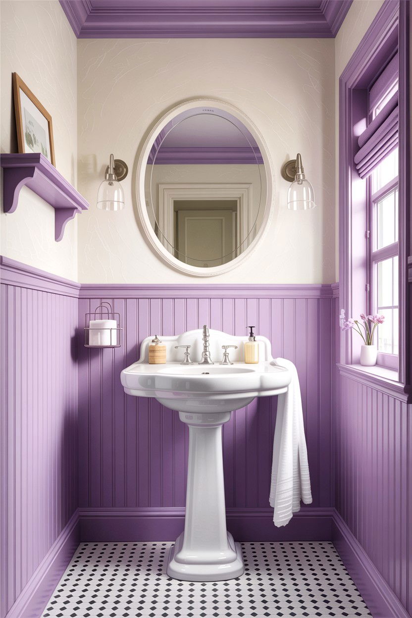 30 Elegant Lilac Bathroom Ideas for a Soothing Space
