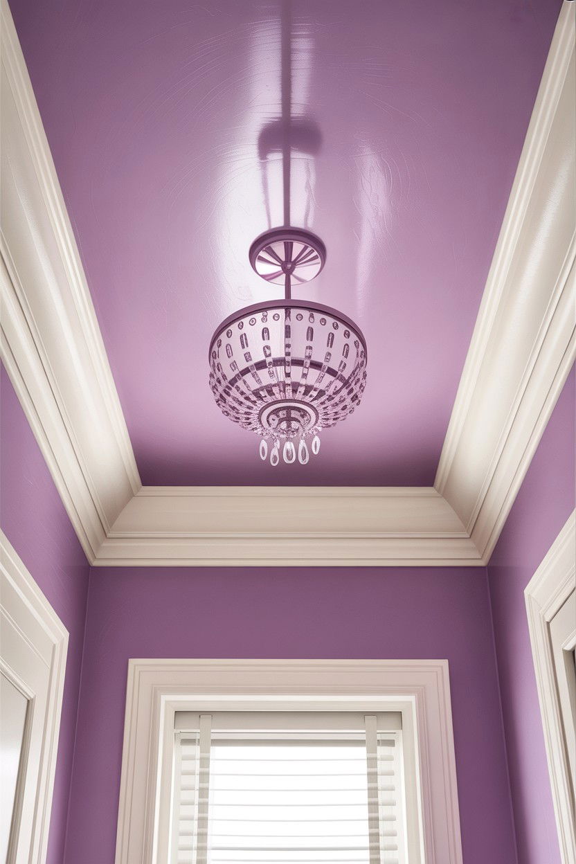 Lilac Ceiling Paint - 30 lilac bathroom ideas