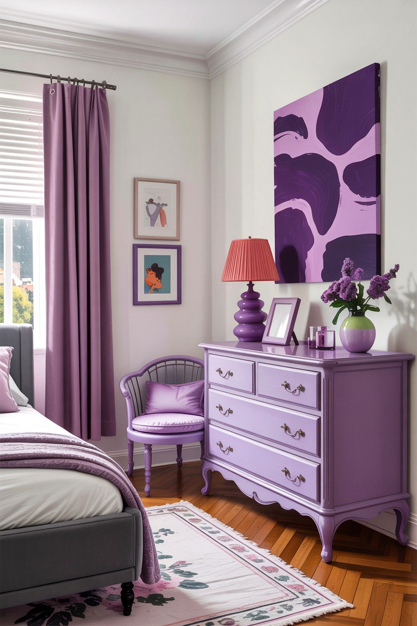 Lilac Furniture Bedroom - 30 lilac bedroom ideas