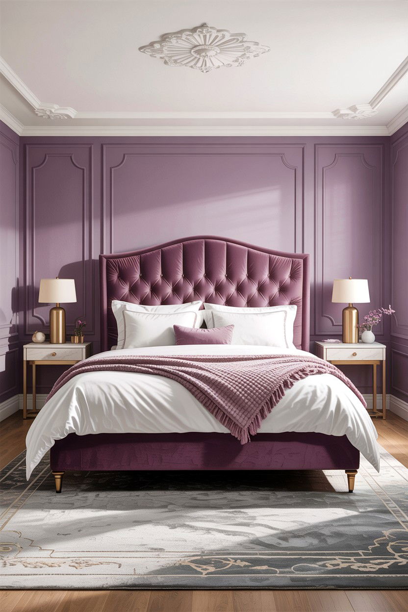 Lilac Master Bedroom - 30 lilac bedroom ideas