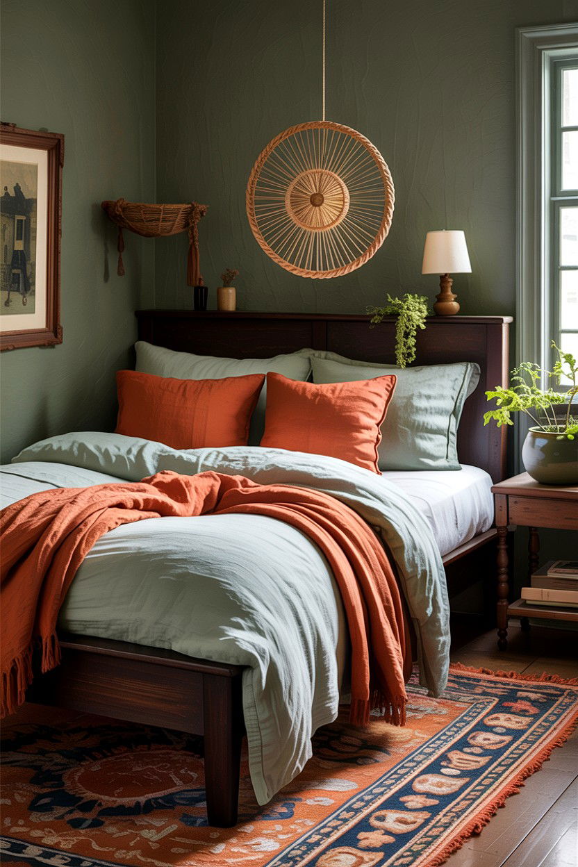 Linen Bedding And Earthy Tones - 30 British colonial bedroom ideas