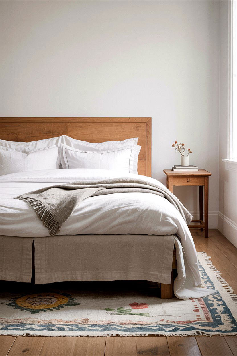 Linen Tailored Bed Skirt - 30 bedroom dust ruffles