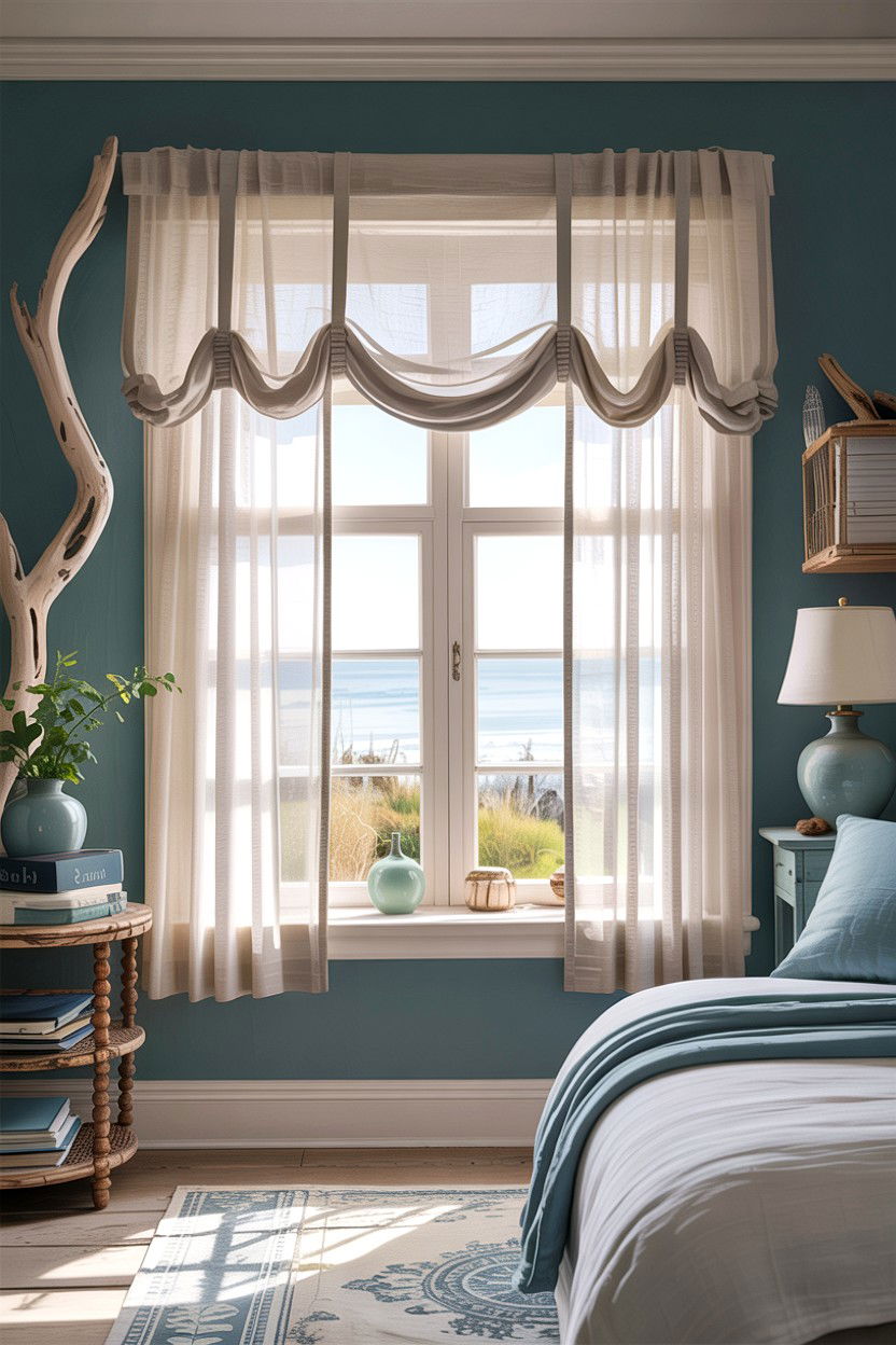 Linen Window Valance - 30 bedroom window valances