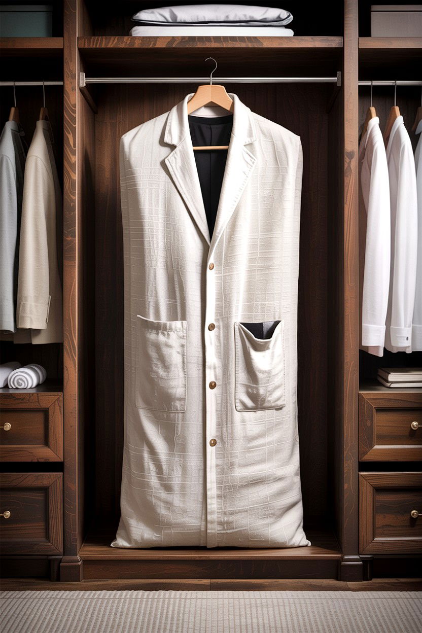 Linen garment bag - 30 bedroom garment bags