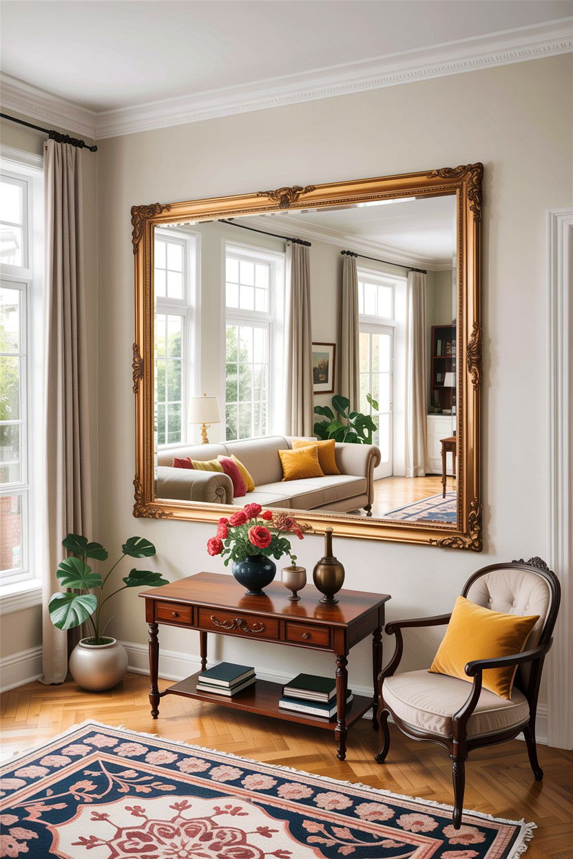 Living room dining room combo with mirror - 30 living room dining room combo ideas