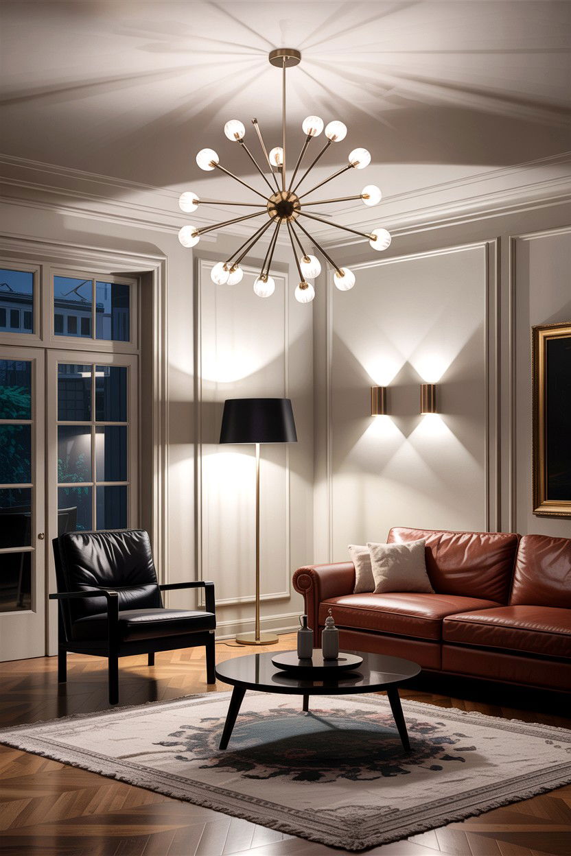 Living room lighting fixtures - 30 instant living room ideas