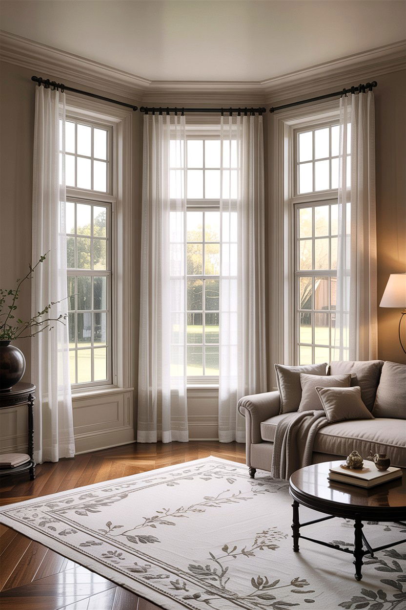 Living room window treatment - 30 instant living room ideas