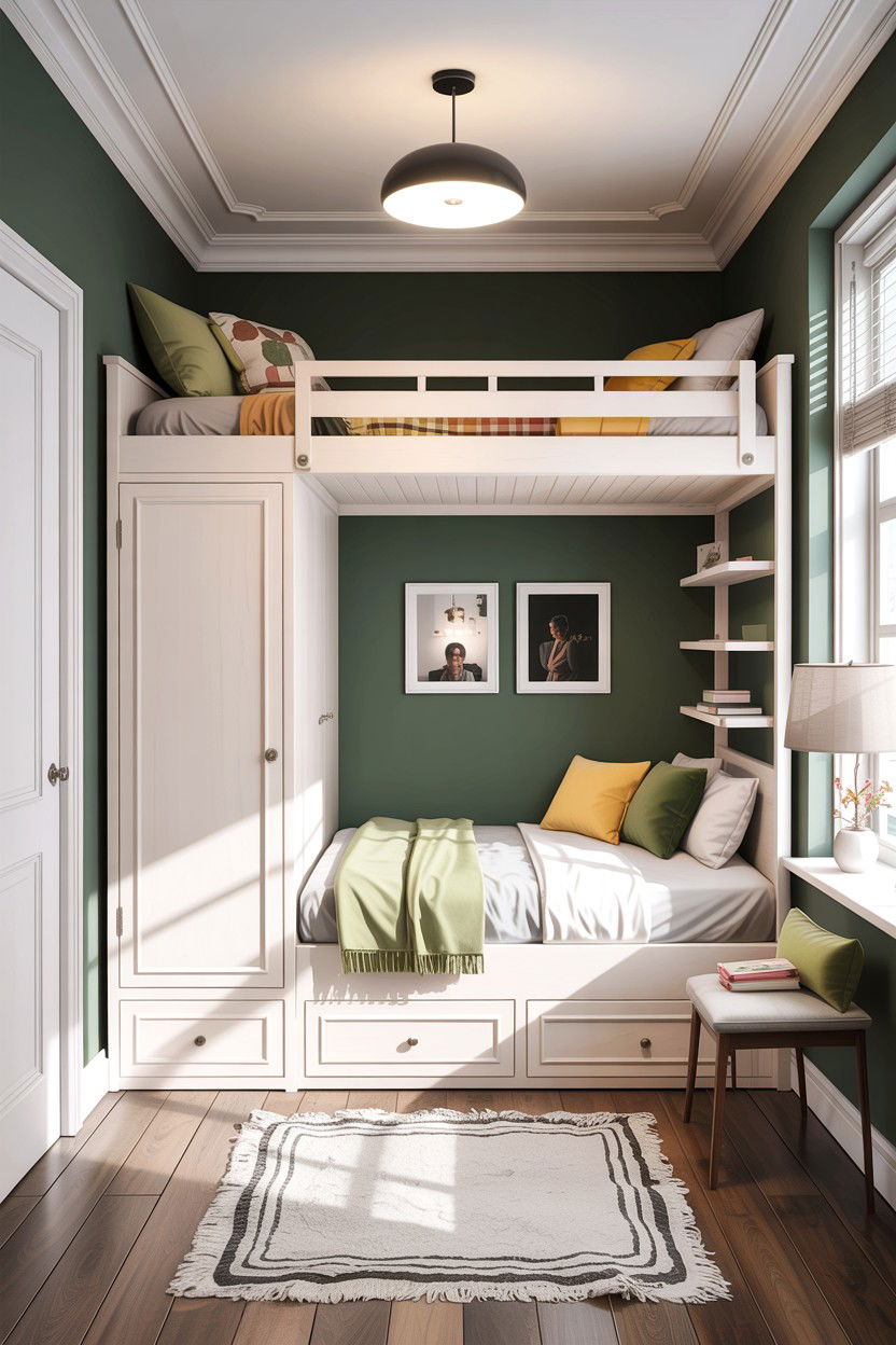 Loft Bed With Wardrobe Underneath - 30 bedroom convertible furniture ideas