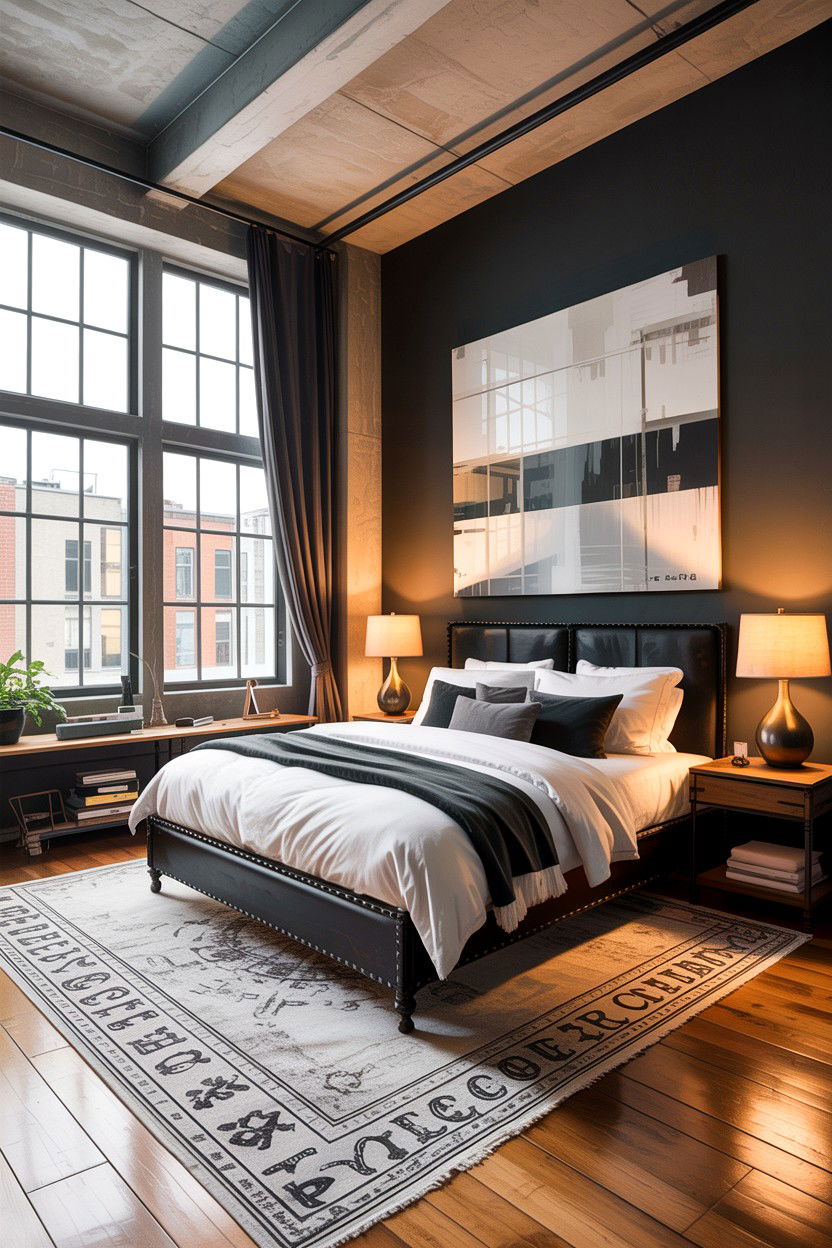 Loft Style Bedroom - 30 couples bedroom ideas