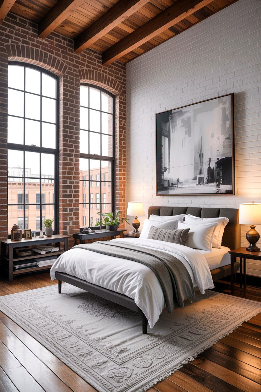 Loft Style Bedroom - 30 bedroom inspiration ideas