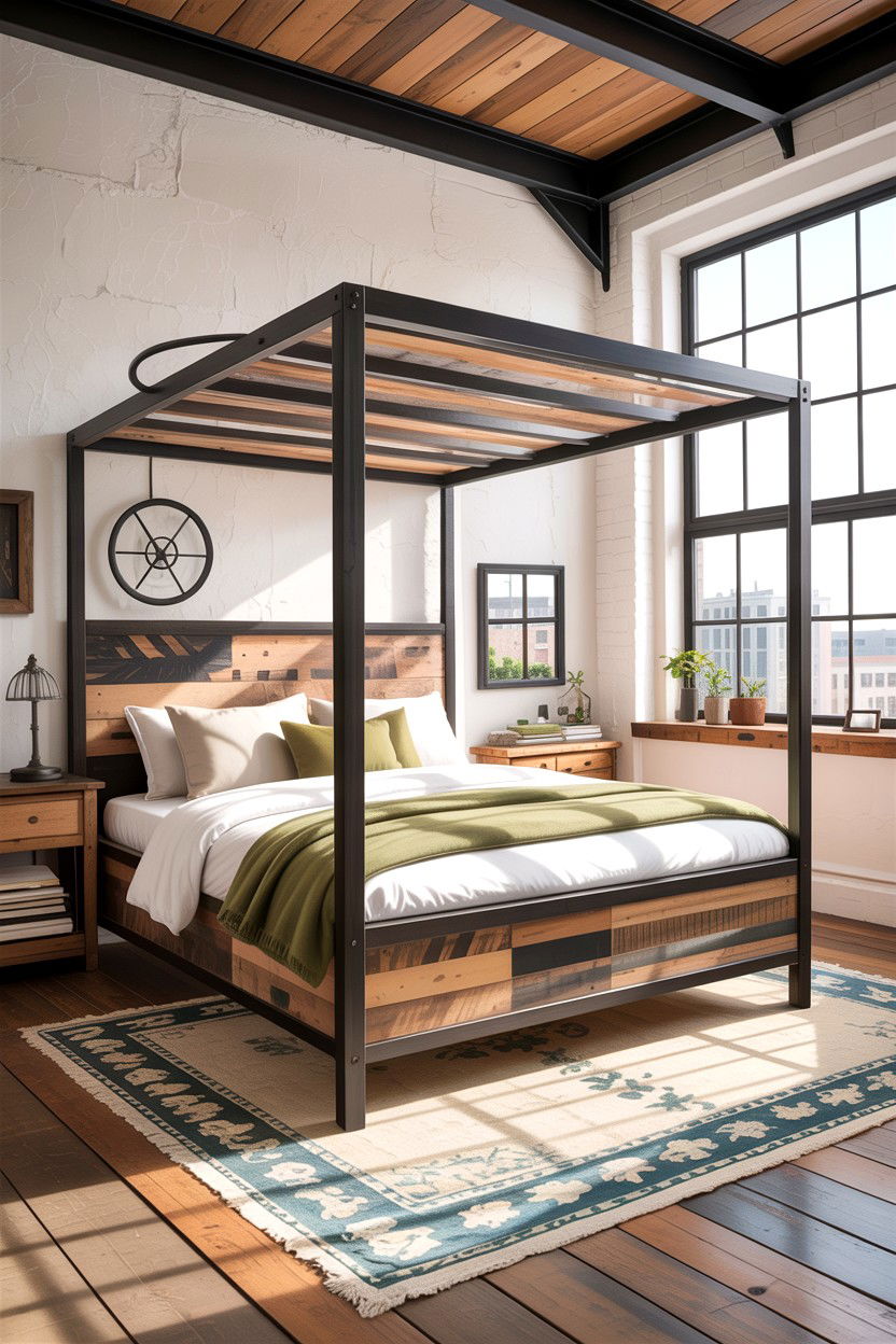 Loft Style Canopy Bed - 30 canopy bed ideas