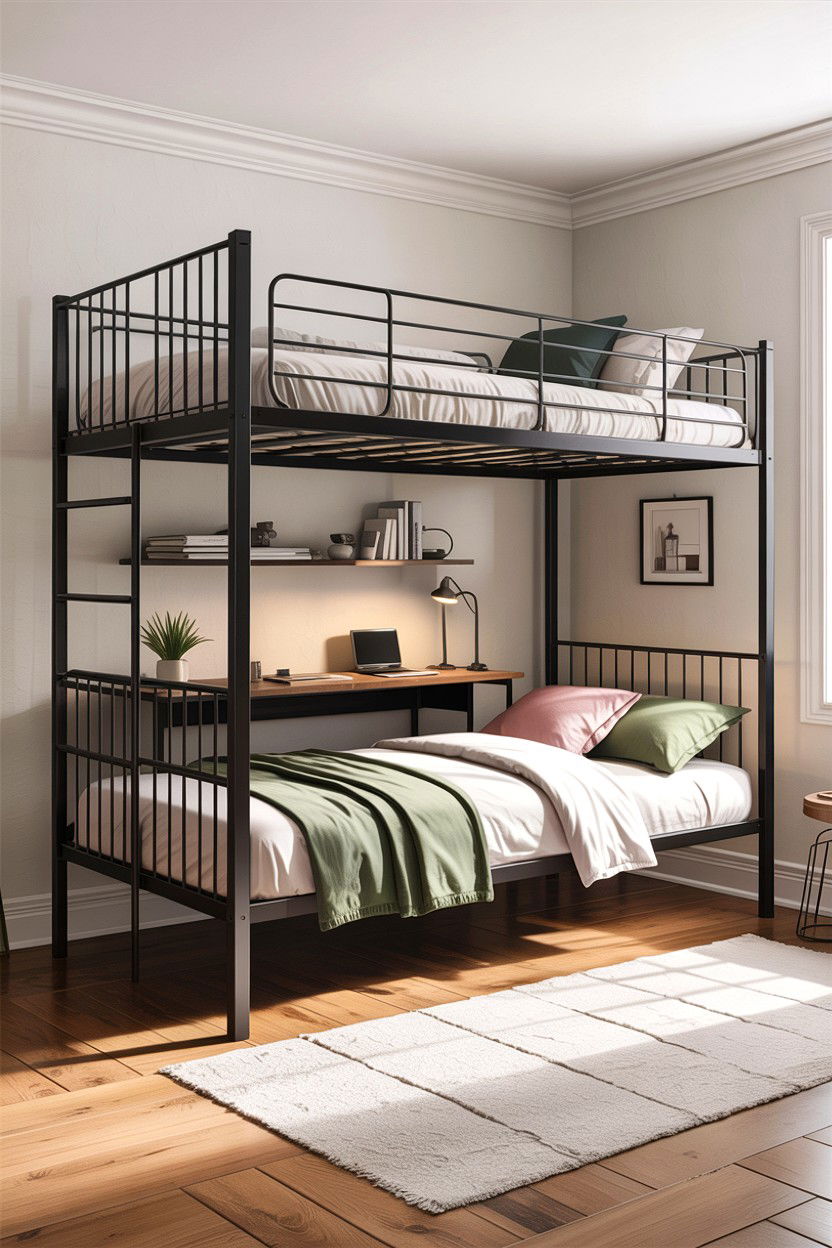 Loft iron bed - 30 bedroom iron beds