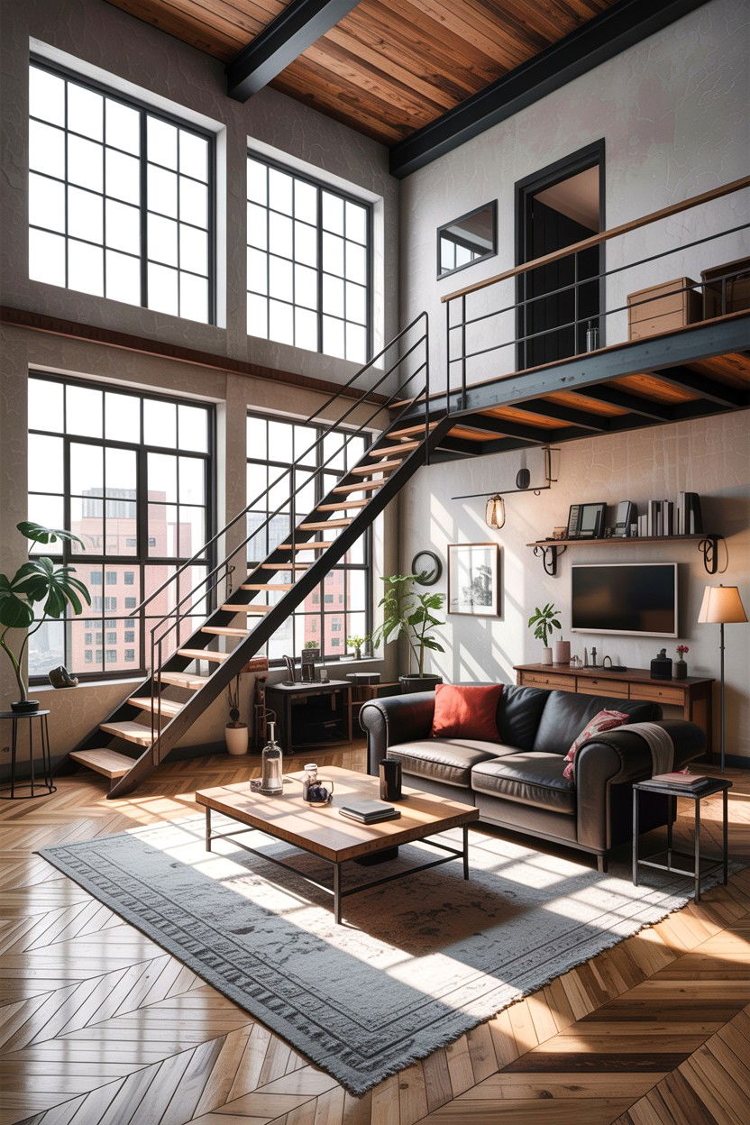 Loft living room - 30 family living room ideas