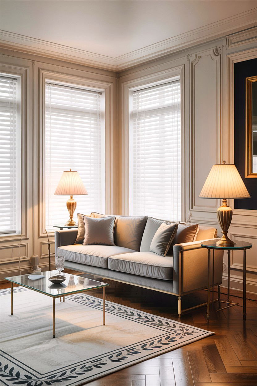 Long Glass Sofa Table - 30 living room glass furniture ideas