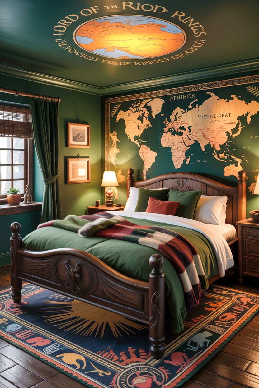 Lord Of The Rings Bedroom - 30 character home bedroom ideas
