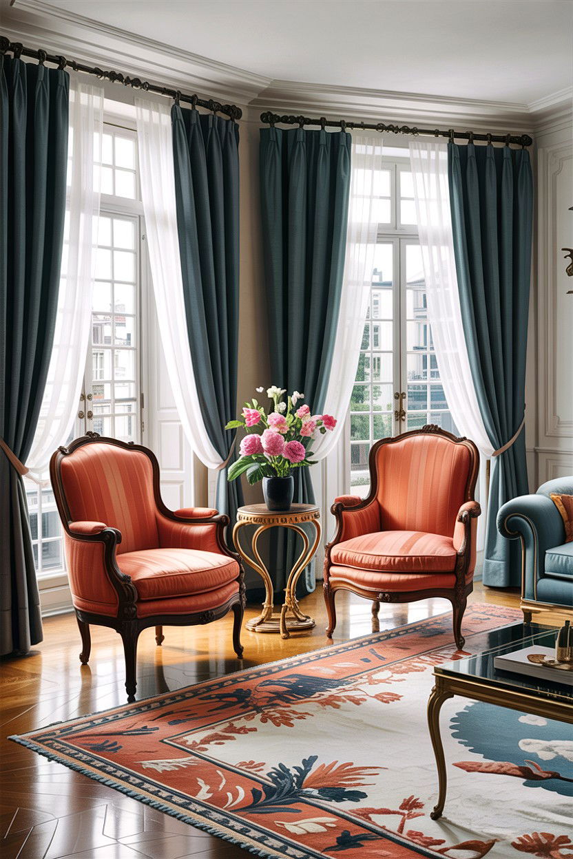 Louis XV bergere - 30 living room antique furniture ideas