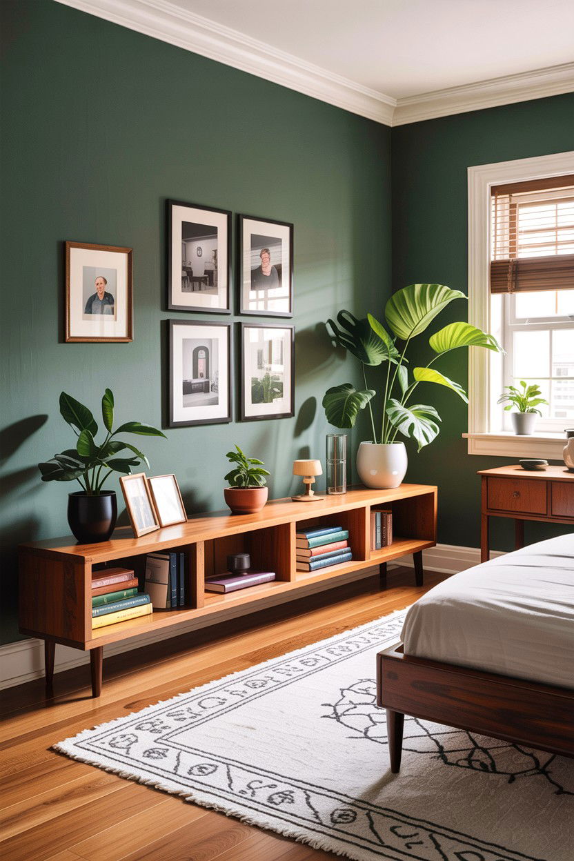 Low Floor Bookshelf - 30 bedroom book displays