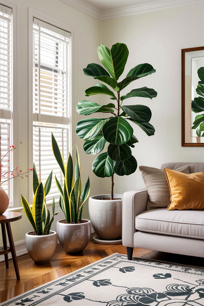 Low Maintenance Indoor Plants - 30 empty nester living room ideas