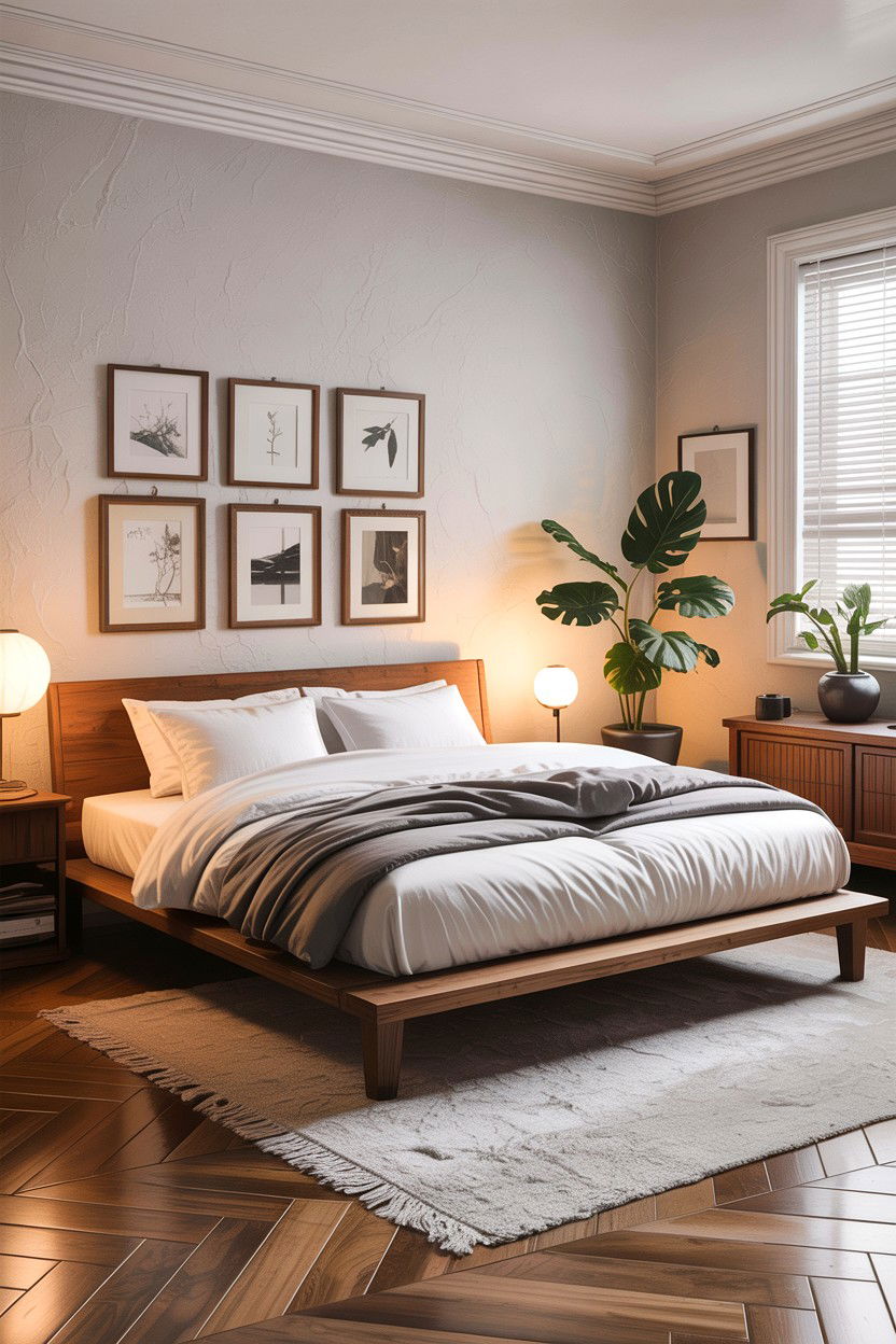 Low Profile Bed Frame - 30 insomnia bedroom ideas