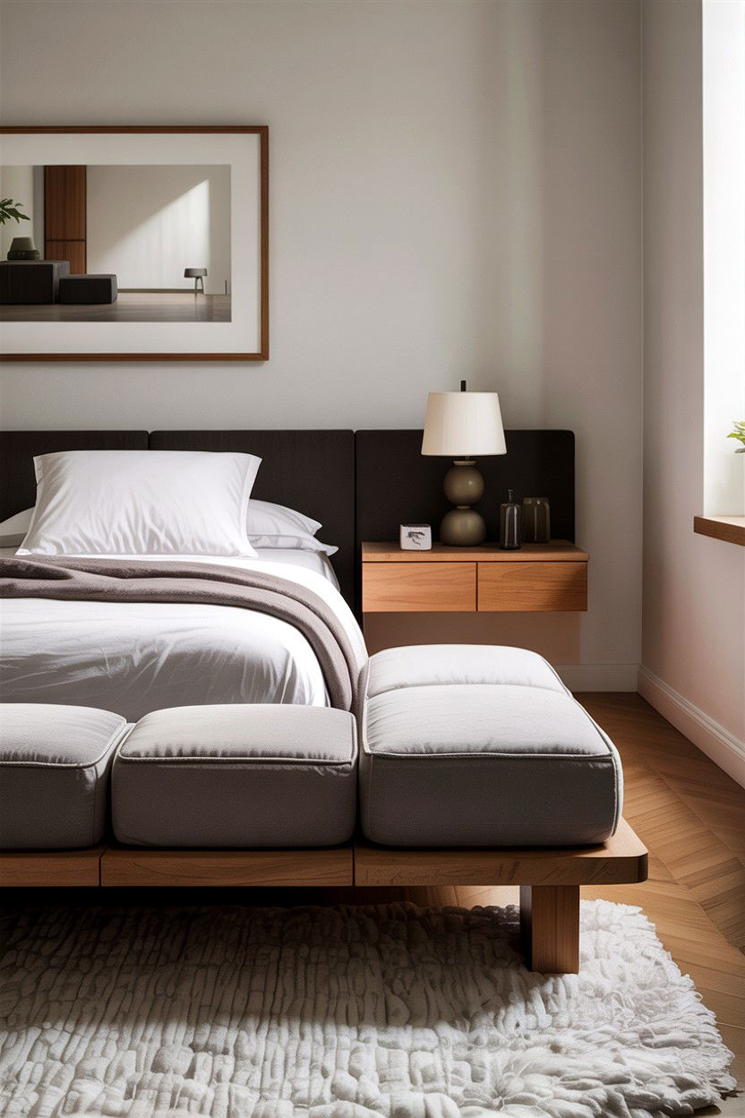 Low Profile Bench - 30 bedroom benches