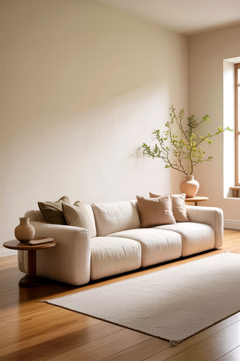 Low Profile Sofa - 30 living room Japanese furniture ideas