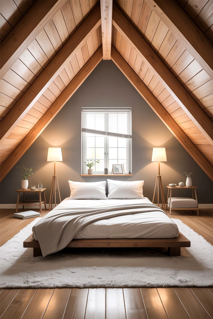 Low ceiling attic - 30 attic bedroom ideas