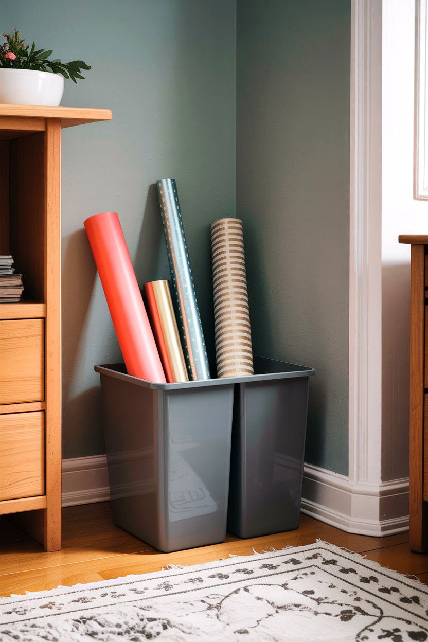 Low profile bin - 30 bedroom under bed storage ideas