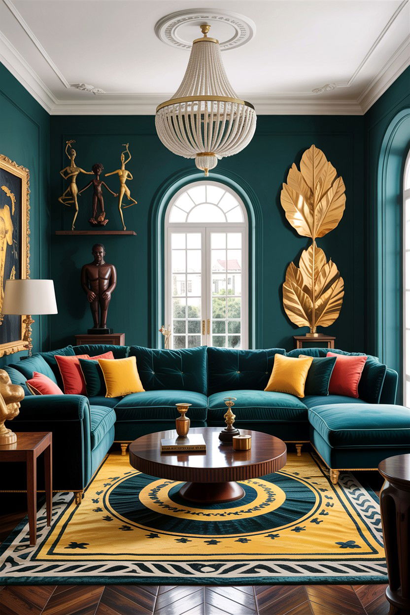 Luxury African Living Room - 30 African living room ideas