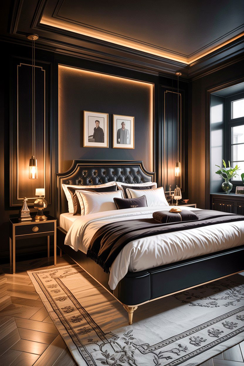 Luxury Black Scandinavian Bedroom - 30 scandinavian black bedroom ideas