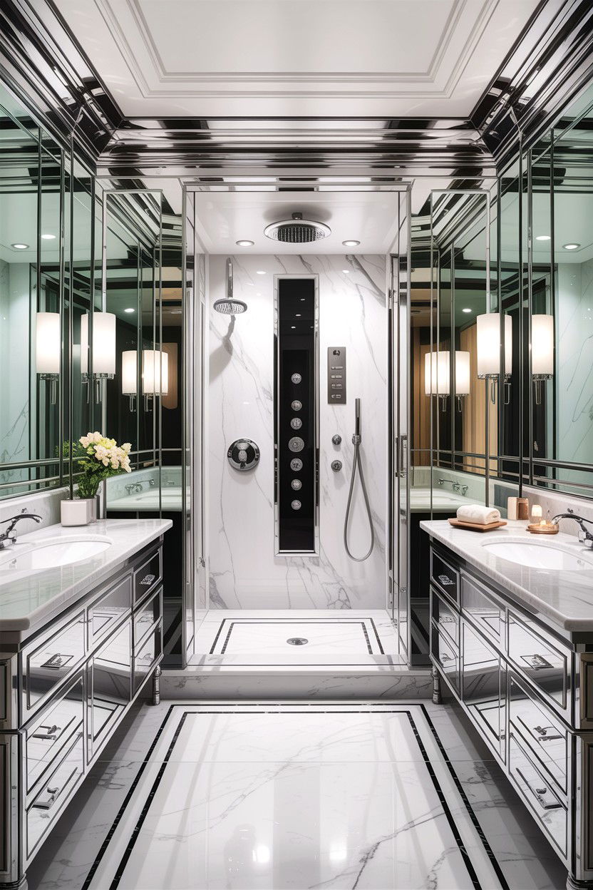 Luxury Chrome Bathroom - 30 chrome bathroom ideas