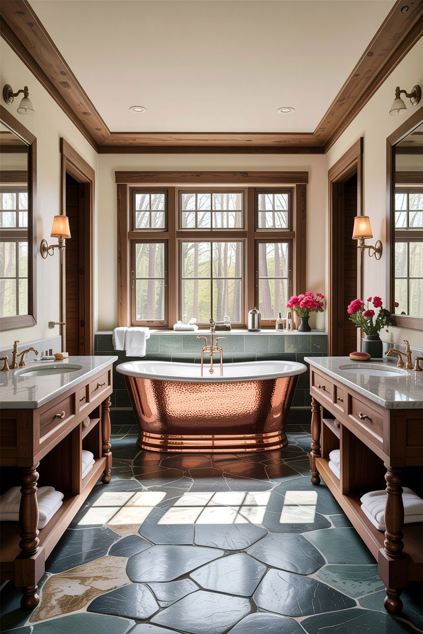 Luxury Country Bathroom - 30 country bathroom ideas