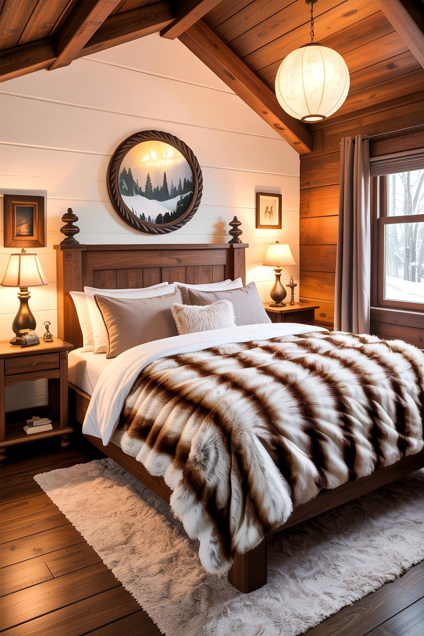 Luxury Faux Fur Bedspread - 30 bedroom bedspreads