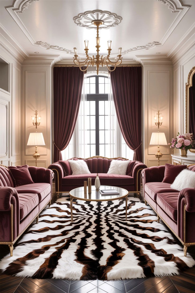 Luxury Faux Fur Living Room - 30 faux fur living room ideas