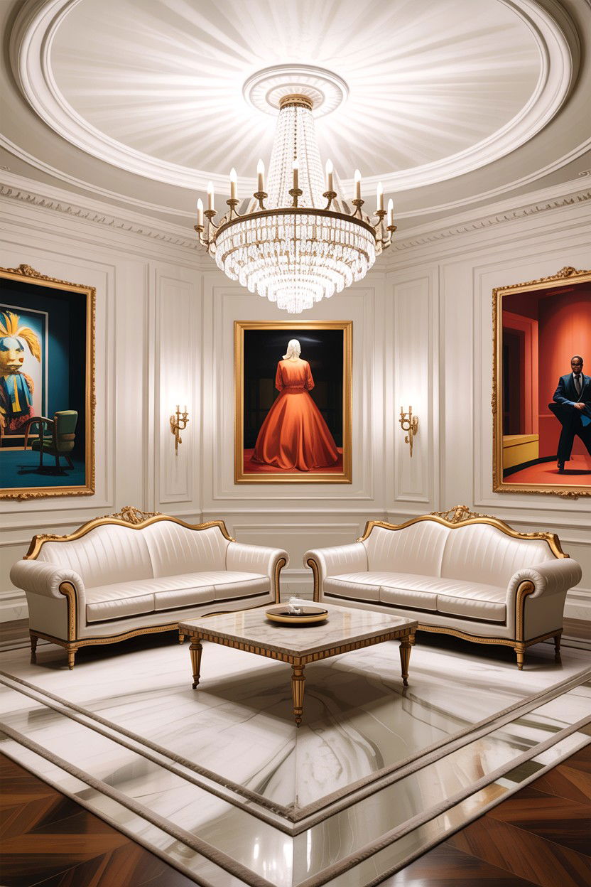 Luxury Formal Seating Area - 30 living room facing sofas ideas