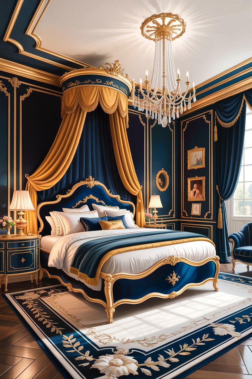 Luxury French Bedroom - 30 French bedroom ideas