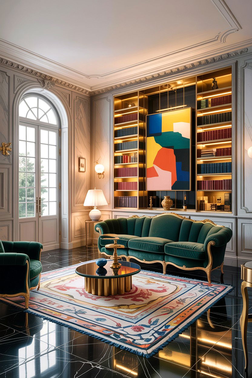 Luxury French Living Room - 30 French living room ideas