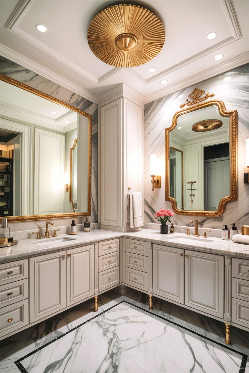 Luxury Gold Bathroom Fan - 30 bathroom ceiling fan ideas