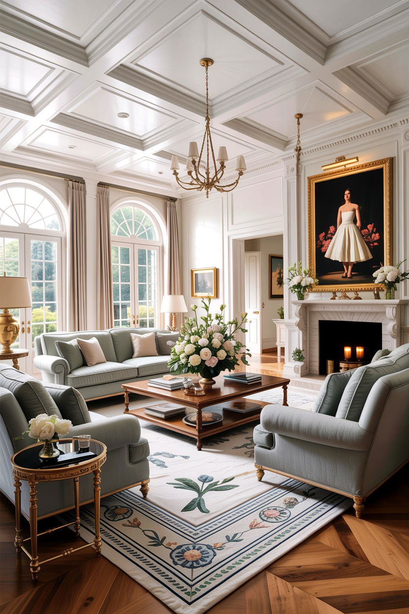 Luxury Hamptons living room - 30 hamptons living room ideas